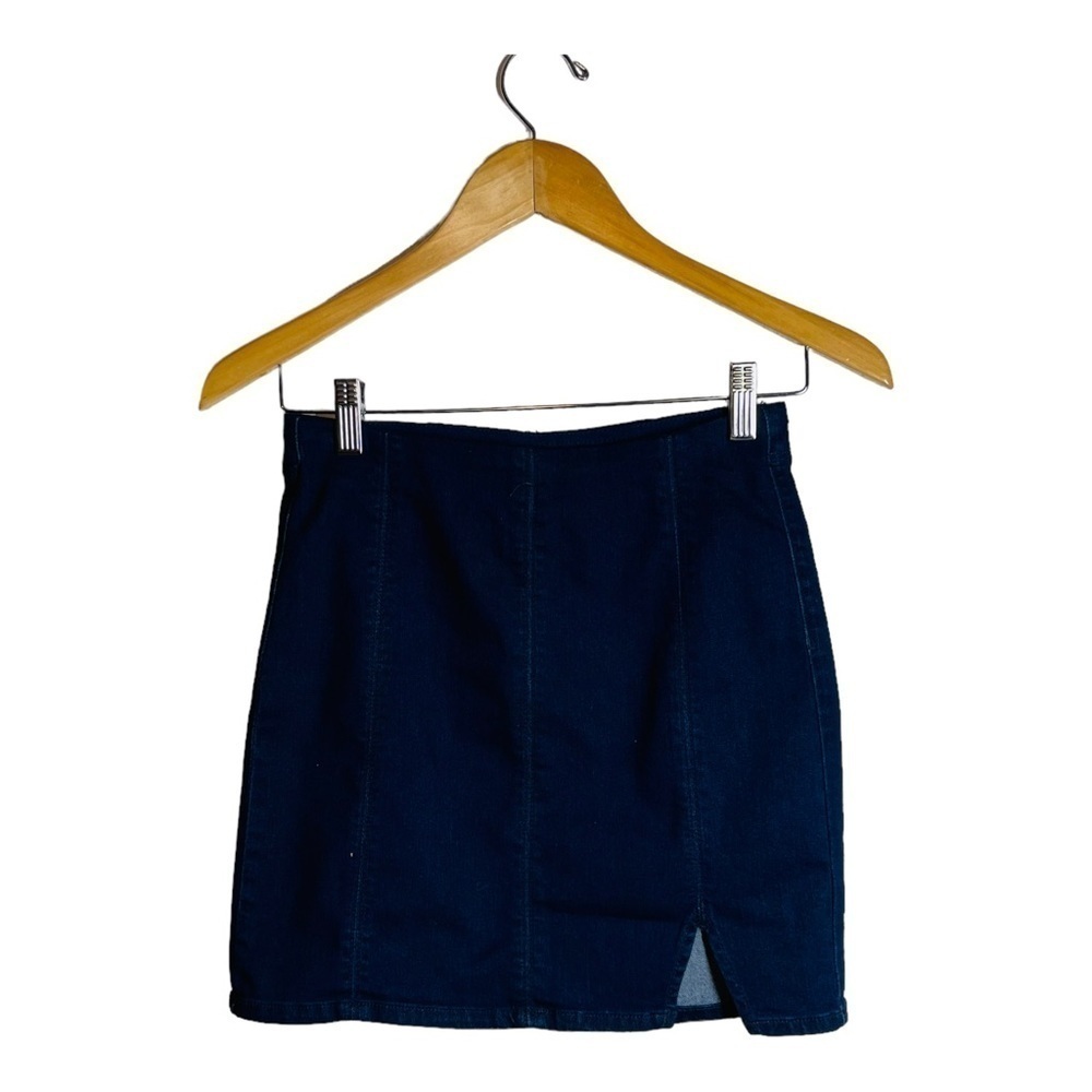 Free people denim mini skirt - Picture 3 of 4
